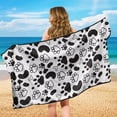 thumbnail image 3 of XYZCANDO Dog Paws Car Seat Cover Towel Waterproof Sweat Towels Seats Cover Non Slip Backing Sweatproof Cushion Protector Easy to Store Universal Fit for Cars SUV Sedans, 3 of 7