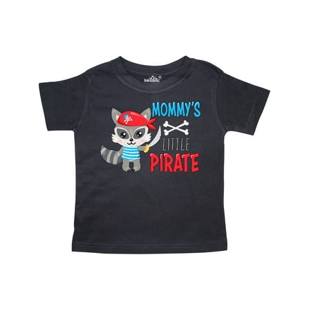 

Inktastic Mommy s Little Pirate Cute Raccoon with Sword Gift Toddler Boy or Toddler Girl T-Shirt
