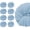 Sky Blue, variant on 8 Pack Chunky Chenille Yarn for Crocheting, Bulky Thick Fluffy Yarn for Hand Knitting Blanket, Soft Plush Knitting Yarn for Cushions, Pet Bed,Home Decor, Sage Green(32 yds,8.8 oz Each Skein)