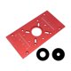 thumbnail image 1 of Placa base de inserción para sierra de mesa de fresadora M8, placa abatible para fresadora, fresadora de elevación manual Rojo, 1 of 8
