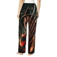 thumbnail image 3 of Freddy Krueger Women's Pajama Pants, Comfy All Over Print Lounge Pants Casual Sleepwear with Pockets & Drawstring, 3 of 8