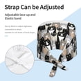 thumbnail image 4 of Kdxio Colors Cats Pattern Turban Hat for Women Men Comfortable Adjustable Cleaning Working Cap with Sweatband, 4 of 8