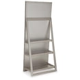thumbnail image 4 of Signature Design by Ashley Evesen Casual Full Length Lighted Floor Standing Mirror with Storage, Metallic, 4 of 8