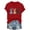 Red 01, variant on AKOEE Easter Outfits for Women Teen Girls Cute Floral Bunny Printed Short Sleeve Tops Graphic Basic Tee Shirt (XL, Black)