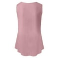 thumbnail image 6 of SNKSDGM Female Summer Tank Tops for Women Trendy White Tank Top Women Racerback Women Casual Summer Loose Sleeveless Round Neck Vest Tank Shirt Tunic Blouse Tops L, 6 of 6