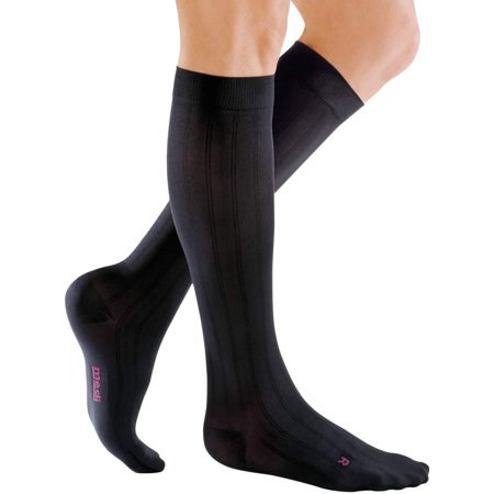 Mediven for Men Classic Compression Stocking Size 5, Black, 30-40 mmHg, Calf High, Closed Toe, 1 Pair