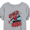 thumbnail image 3 of Marvel Spider-Man - Ink - Women's Oversized Graphic T-Shirt, 3 of 5