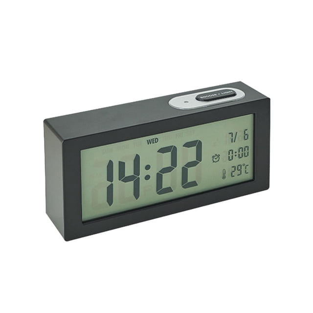 Multifunction Alarm Clock Temperature Display Electronic Clock Intelligent Sensing Luminous Digital Clock Snooze Mute Clock