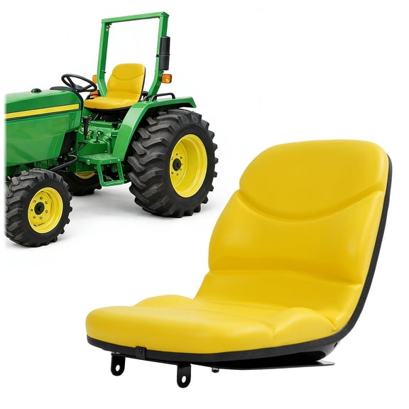 KOJEM Tractor Seat Compatible with John Deere Compact Tractor Models 1070 3005 4005 670 770 790 870 970 990 Electrophoresis Plastic&Steel Replacement for M805158