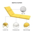 thumbnail image 7 of Covers & All Sunbrella Rectangle Lounge Chair Cushion Foam, UV and Fade Resistant Patio Lounge Chair, 7 of 7