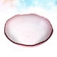 thumbnail image 3 of EeaseMX Plato de fruta de plástico transparente con diseño de escamas, para aperitivos, frutos secos y dulces, para ensalada (rosa), 3 of 7