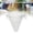 White, variant on CHENjy Aquarium Fish Feeder, Plastic Feeding Bowl with Suction Cup for Tank, Slow Feeder Food Dispenser for Predator Fish, Green