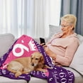thumbnail image 5 of 60th Birthday Gifts for Women, 60th Birthday Gift Ideas, Happy 60th Birthday Decorations Women, 1963 Bday Gifts, 60 Year Old Gifts/Presents, Funny Gift for 60 Years Old Woman Blanket 50"x60", 5 of 6