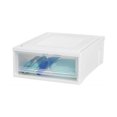 thumbnail image 2 of IRIS USA 96 Quart Shallow Medium Deep Box Chest Storage Drawer Set, White, 2 of 5