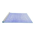 thumbnail image 2 of Ahgly Company Machine Washable Indoor Rectangle Oriental Blue Traditional Area Rugs, 4' x 6', 2 of 4