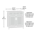 thumbnail image 4 of Pemberly Row 2-Door Wood Utility Stand in Distressed Estate Black, 4 of 4