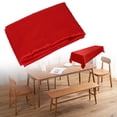thumbnail image 3 of Bgsha Satin Tablecloth Table Cloth 145x260cm for Banquet Decor Wedding Dining Table, 3 of 10