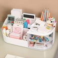 thumbnail image 4 of Organizador para el Cuidado de la Piel,Organizador de Escritorio de Maquillaje con Cajones,Organizador de Encimera para Cosméticos,Cepillo de Tocador con Soporte L, 4 of 5