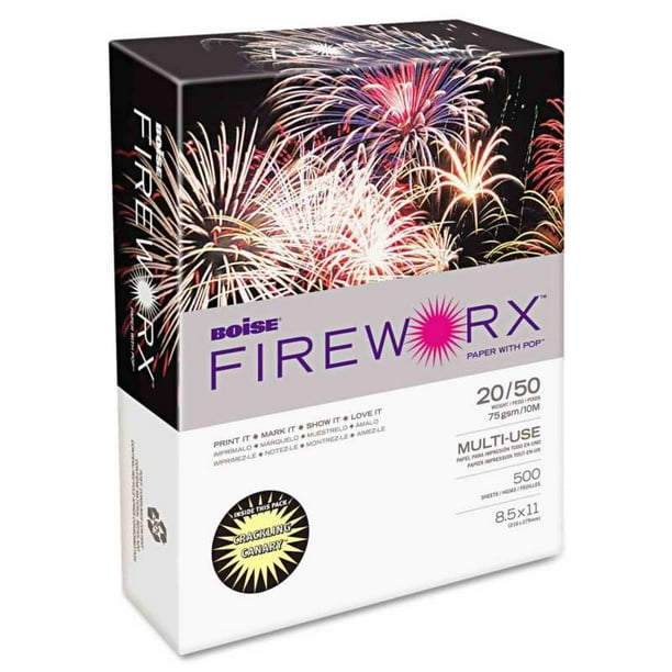 boise fireworx canary yellow color copy paper 2 packs x boise fireworx paper color chart