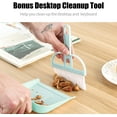 thumbnail image 6 of Broom and Dustpan Set with Long Handle, Windproof Stand  Dustpan for Home Kitchen Office Floor Use, 6 of 6