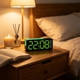 thumbnail image 4 of Reloj despertador digital con fecha y temperatura | Reloj LED con día y calendario | Reloj de escritorio multifunción para dormitorio, 4 of 6