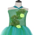 thumbnail image 5 of Vestido de tutú de Hada de jardín verde, flores, hojas, hadas, tema de jungla, vestido de desfile, vestido de fiesta de cumpleaños para niñas, disfraz de Halloween, 5 of 5