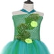 thumbnail image 5 of Vestido de tutú de Hada de jardín verde, flores, hojas, hadas, tema de jungla, vestido de desfile, vestido de fiesta de cumpleaños para niñas, disfraz de Halloween, 5 of 5