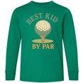 thumbnail image 3 of Inktastic Best Kid by Par Golf Ball Motif Long Sleeve Youth T-Shirt, 3 of 5