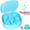 Blue, variant on Korean Gonggi Game Set with Weighted Stones | Traditional Tossing & Catching Skill Game | Portable Travel Case Included | Educational Toy for Kids & Adults