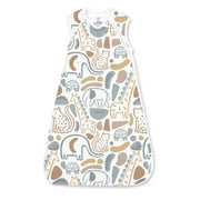 SwaddleMe by Ingenuity Night Sack Sleeper, Size 3-18 Months, 14-24 Pounds, 1.0 TOG, 100% Cotton