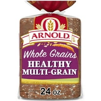 Arnold Whole Grains Healthy Bread, 24 oz, Multi-Grain Multigrain Bread, Bag