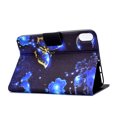 thumbnail image 5 of SaniMore Case for iPad 10th Generation 10.9" 2022, Auto Wake/Sleep Card Holder Stand Dual Angle PU Leather Case Soft TPU Back Color Painting Magnetic Protective Case for iPad 2022,Blue Bufferflies, 5 of 10