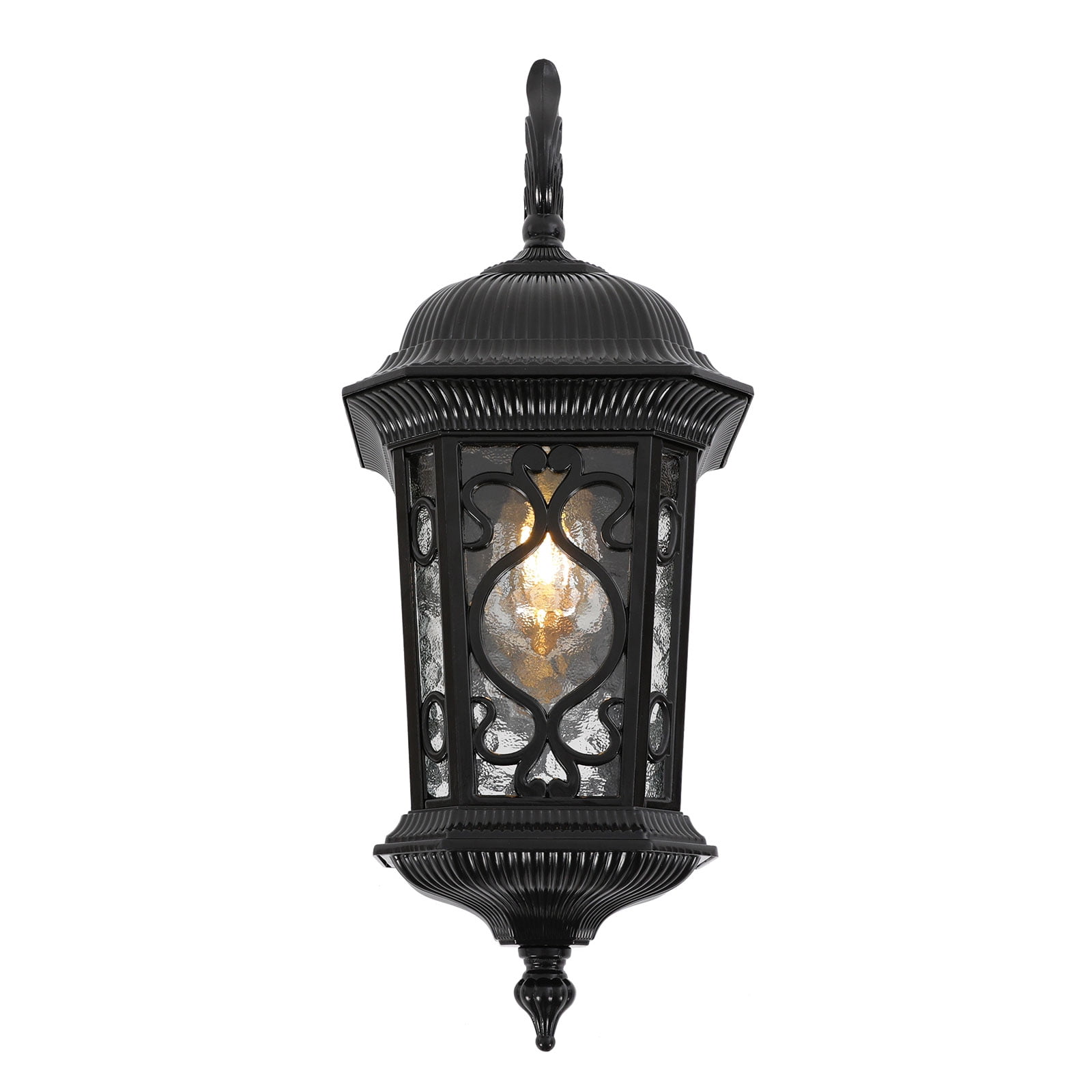 Vintage Wall Lamp, Outdoor Wall Mount Light Fixture Black for Indoor & Outdoor 30*53cm