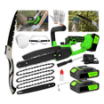 thumbnail image 2 of "Motosierra 8 + Sierra Plegable 25cm, Kit Jardinería Corte Malubero, Verde ", 2 of 5