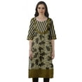 thumbnail image 1 of Moomaya Kurti Droite de Designer pour Femmes Tunique Indienne Imprimée Haut Long Kurta, 1 of 6