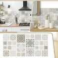 thumbnail image 2 of ACDANC 28 Sheet Peel and Stick Backsplash Mosaic Stick on Tiles Backsplash for Kitchen Waterproof Peel and Stick Wall Tiles for Bathroom Laundry Room Cabinet Shower 4"/6"/8" White, 2 of 7