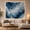 Blue Gold Stone, variant on Blue Marble Pattern with Gold Veins on Polished Stone, Serene Abstract for Modern Art Lovers, Decorative Wall Art, Housewarming Gift, Tapestry Wall Hanging for Bedroom and Living Room