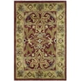 thumbnail image 2 of SAFAVIEH Heritage Oslo Traditional Wool Area Rug, Red/Gold, 6' x 6' Round, 2 of 9