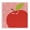 Bright Apple Pattern Kitchen, variant on Stupell Industries Bright Banana Fruit Food & Beverage Painting Wrapped Canvas Art Print Wall Art, 17 x 17