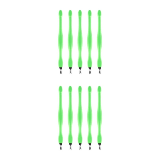QualitChoice 5 Pieces Home Cuticles Remover Stainless Steel Nail Pusher Adults Dead Skin Trimming Tool Accessories Type 7 2PCS