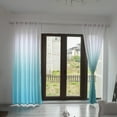thumbnail image 3 of URMAGIC 2 Panel/79"x106" Gradient Color Blackout Window Curtains Eyelet Curtains Grommet Curtains for Bedroom Bathroom Living Room,Peacock Green, 3 of 6