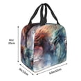 thumbnail image 3 of Easygdp Ink Style Wave Dragon Bolsa Térmica Premium - Tela Oxford Impermeable, Gran Capacidad, Bolsillo Frontal, Unisex para Trabajo, Escuela, Actividades al Aire Libre y Picnics, 3 of 8