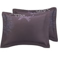 thumbnail image 6 of Riverbrook Home Purple and Gray, Polyester 7 Piece Comforter Set, King, Murell, Adult, 6 of 7