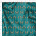 thumbnail image 4 of Soimoi Tissu Poly Georgette Cerf Animal Imprimé 1 Yard 52 Pouces de Large, 4 of 5
