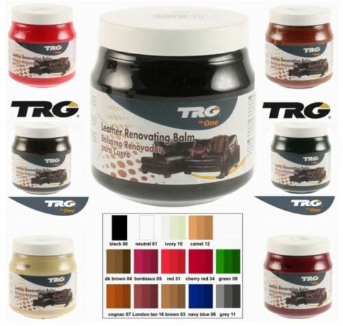 TRG Cognac Large Leather Conditioner - best leather cleaner and conditioner for large products such as leather sofa or leather car seat.