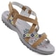 thumbnail image 5 of Zapatos para caminar con punta abierta sandalias planas bohemias zapatos cómodos de verano para mujer, 5 of 9