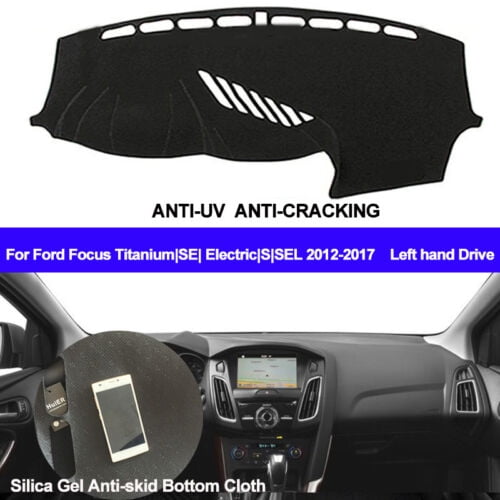 Car Dashboard Cover Non-slip for Ford Focus Titanium|SE|Electric|S|SEL 2012-2018 New