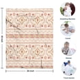 thumbnail image 4 of Colorful Geometric Striped Pattern Blanket,Comfortable Soft Lamb Wool Throw Blanket,All Season,Warm Lightweight Blankets for Sofa Bed Couch Living Room Chair,30"x40", 4 of 4