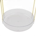 thumbnail image 4 of 2-Tier Makeup Organizer, 360 Degree Rotation, Space Saving, for Bedroom, Bathroom, Kitchen, White, 4 of 4