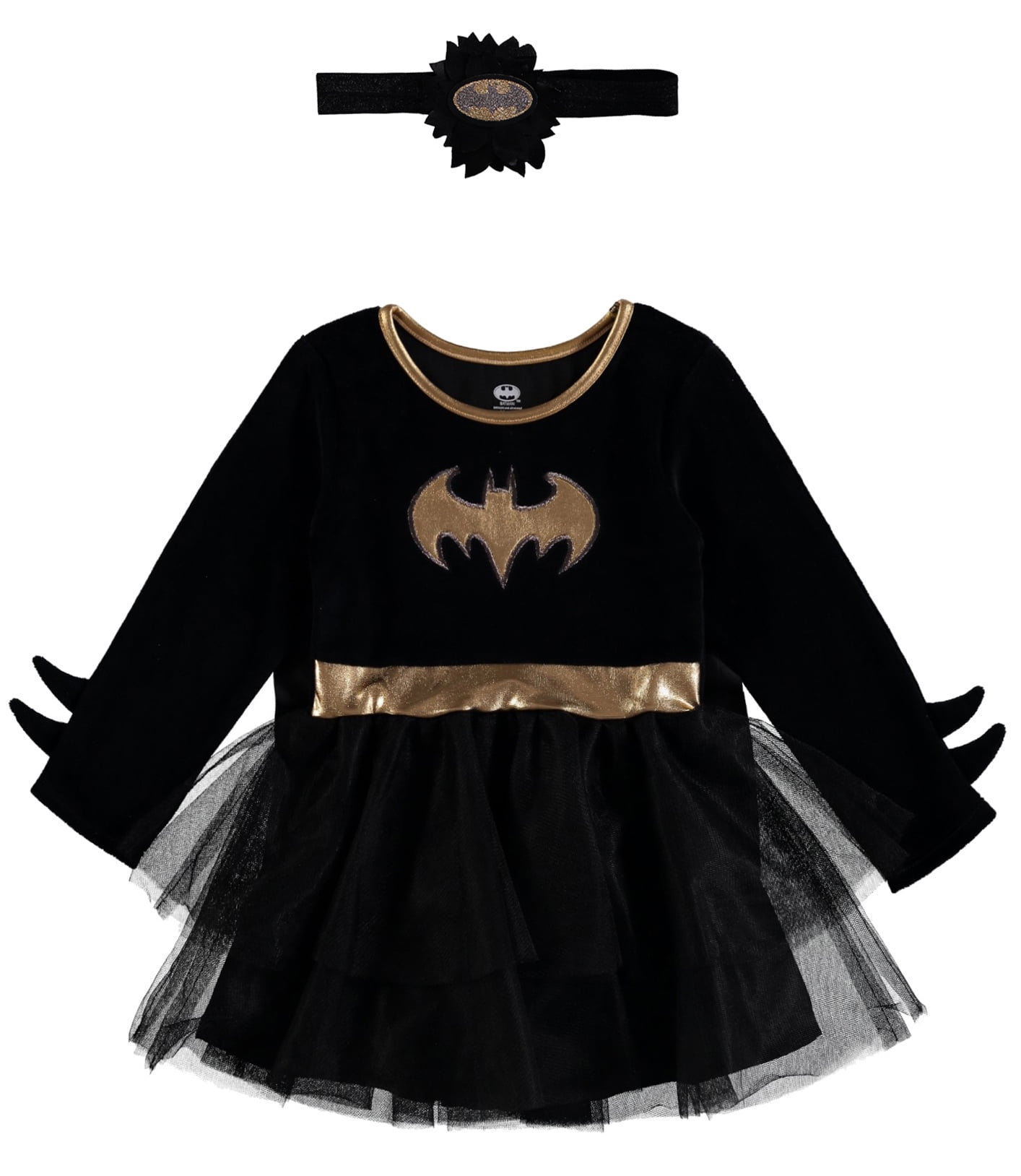 Girls Bat Girl Super Hero Dressing Up Set Tutu Head Boppers Fancy Dress Up NEW 